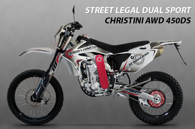 christini two wheel drive motorcycle