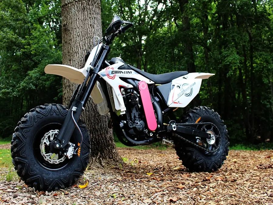 christini two wheel drive motorcycle