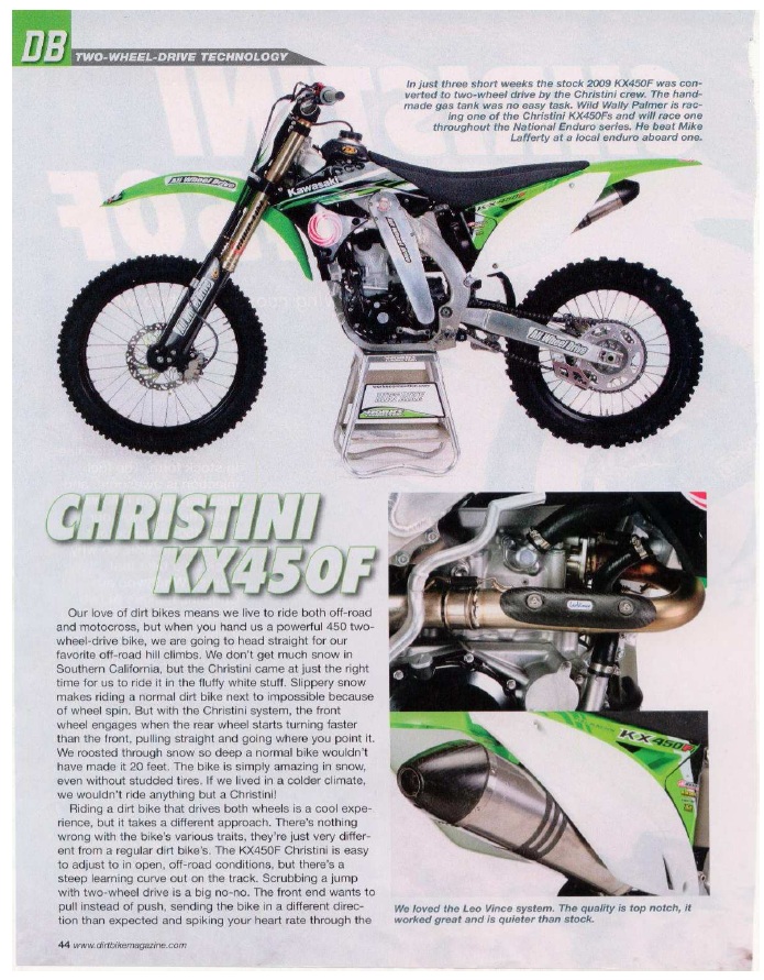 christini awd dirt bike